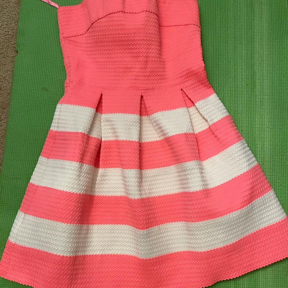 Small pink white bandage dress